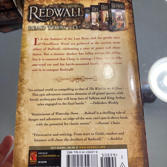 Redwall Where Legends are Made by Brian Jacques, paperback - Picture 2 of 5
